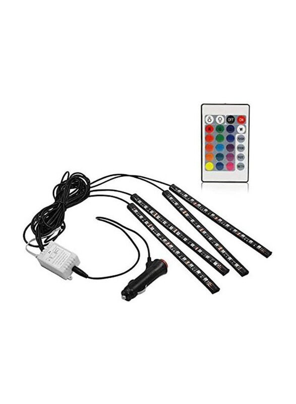 

Generic Wireless Remote Control Car RGB LED Neon Interior Light Lamp Strip