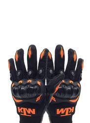 KTM Motorcycle Riding Cotton Gloves, X-Large, KTM_GLOVES03, Multicolour