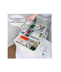 3-Tier Emergency Medical Kit, White