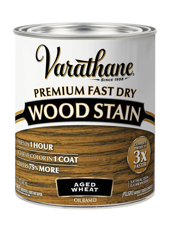 

Rust-Oleum Varathane Premium Fast Dry Wood Stain, 946ml, Aged Wheat