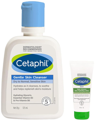 Cetaphil Dam Daily Advance Ultra Hydrating Lotion and Gentle Skin Cleanser Set, 2 Pieces