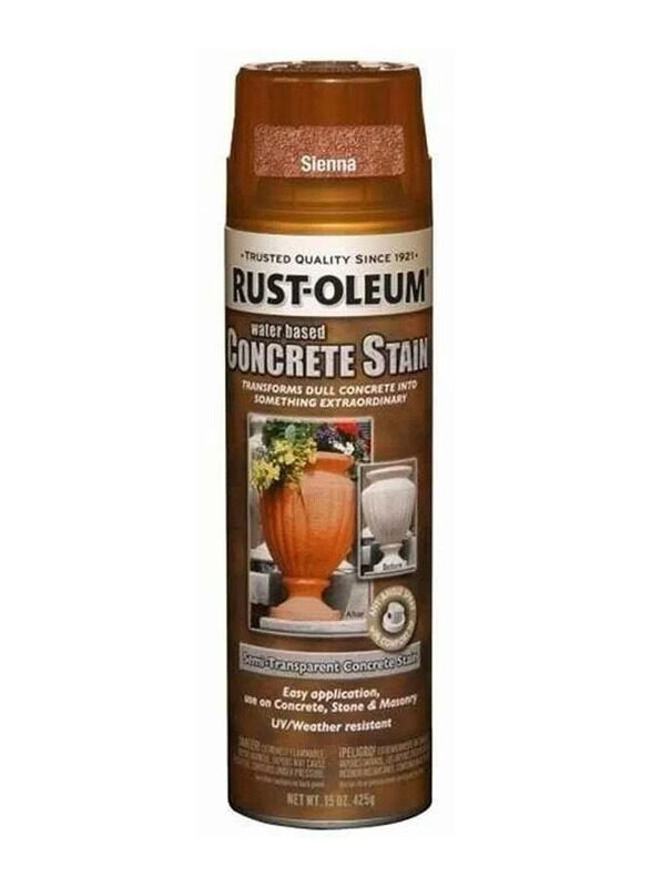 

Rust-Oleum Concrete Stain Spray, 425g, Sienna
