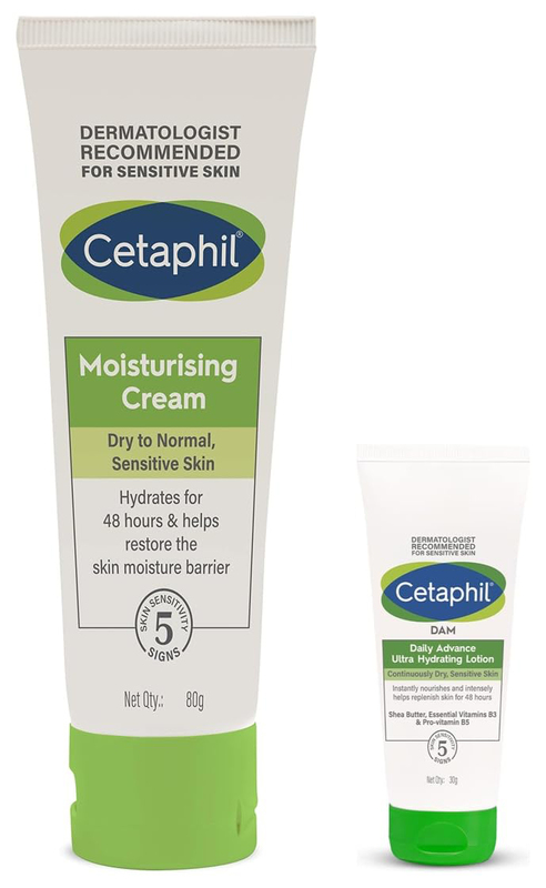 

Cetaphil DAM Daily Advance Ultra Hydrating Lotion and Moisturising Cream, 2 Pieces