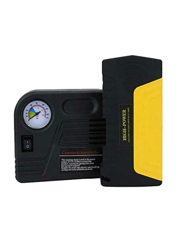 

Generic Multifunctional Car Jump Start with Air Compressor, Multicolour