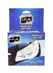 Rust-Oleum 10ml Wipe New Headlight Cleaner Restoration Kit, Clear