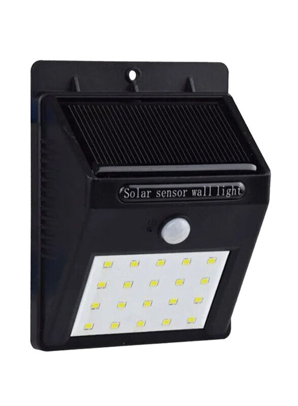 

Huerler Motion Sensor LED Solar Light, Black/White