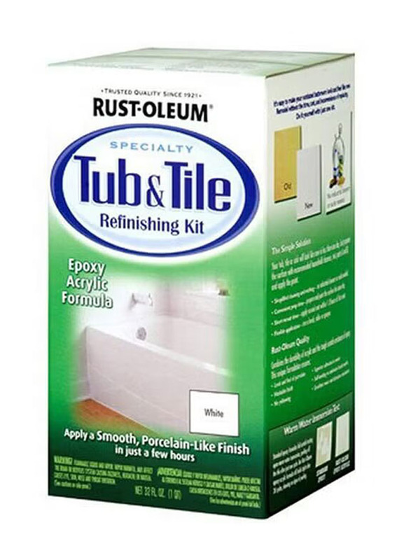 Rust-Oleum Specialty Tub and Tile Refinishing Kit, 32oz