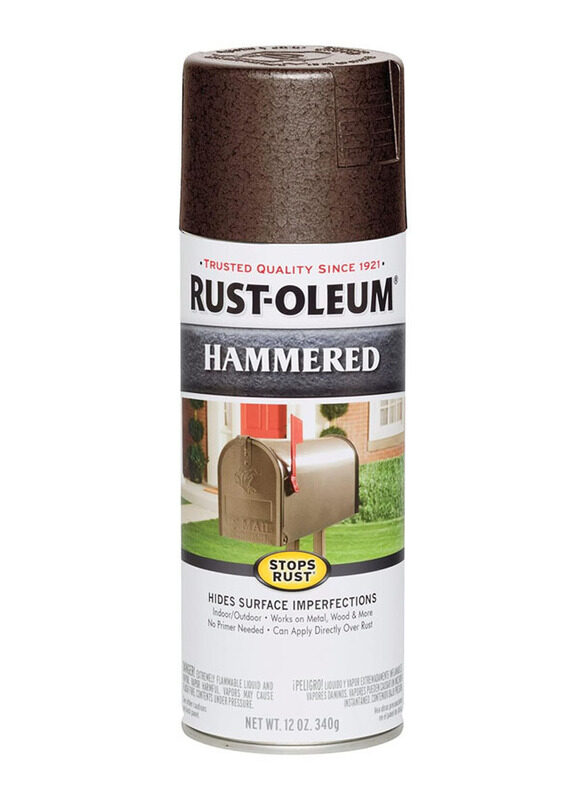 

Rust-oleum Stop Rust Hammered Spray Color, 12oz, Brown