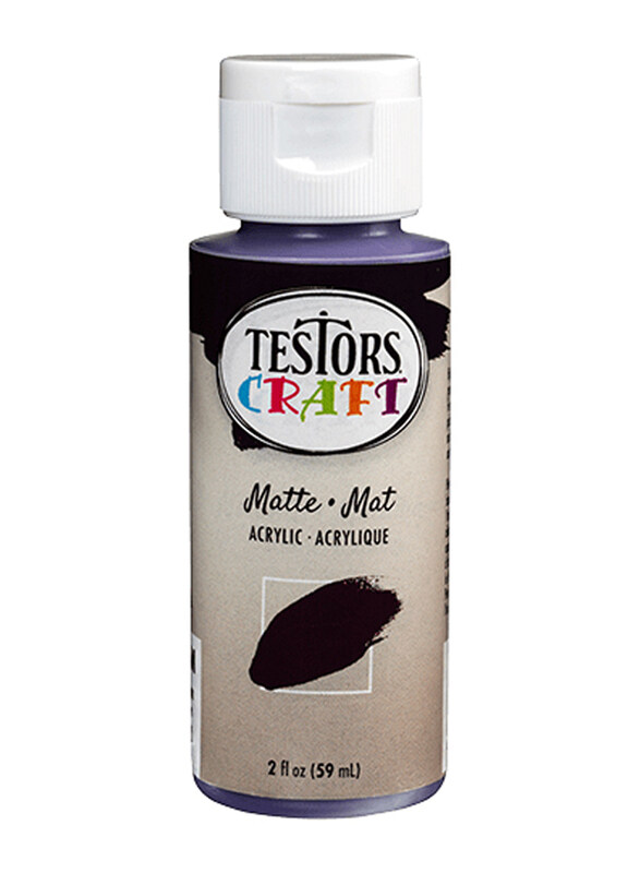 

Testors Craft Acrylic Paint, 6 Pack, Matte Dark Plum