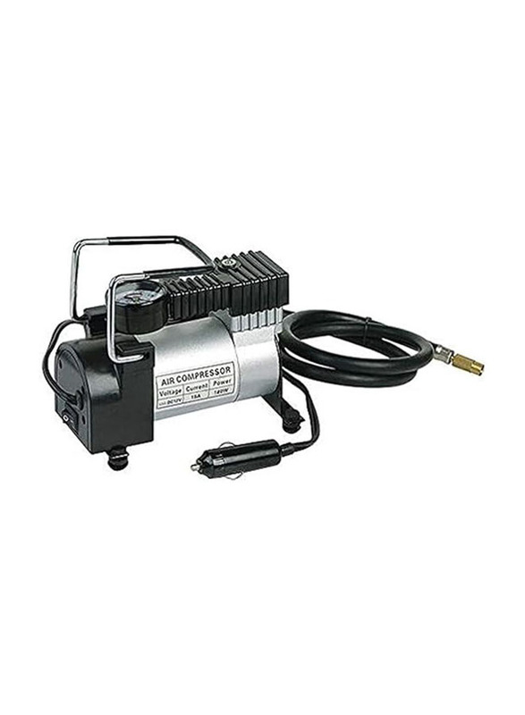 

Sulfar 12V Air Compressor for Car Tyre Inflator, Silver/Black