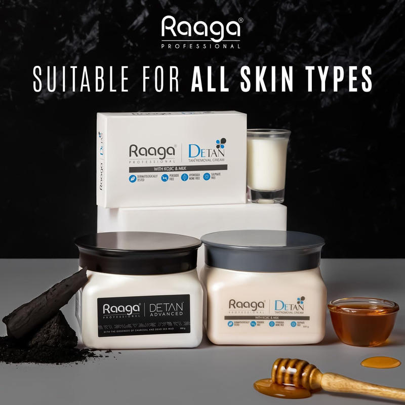 Raaga Professional De Tan with Kojic & Milk, 500gm