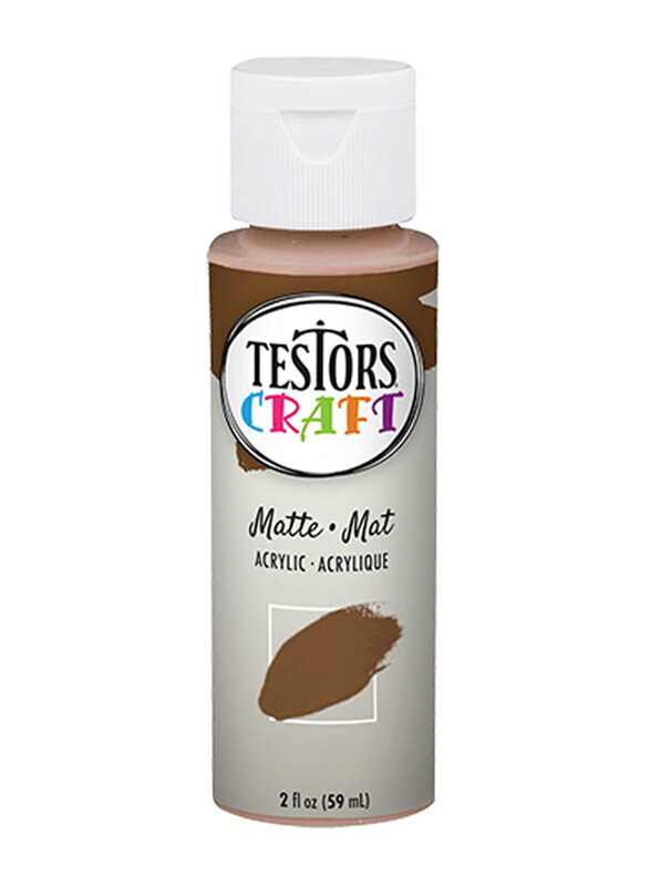 

Testors Craft Acrylic Paint, 6 Pack, Brownie