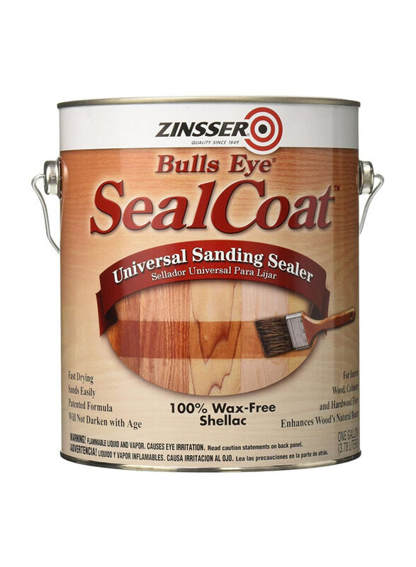 

Zinsser Bulls Eye SealCoat Universal Sanding Sealer, 3.78 Ltr, Clear