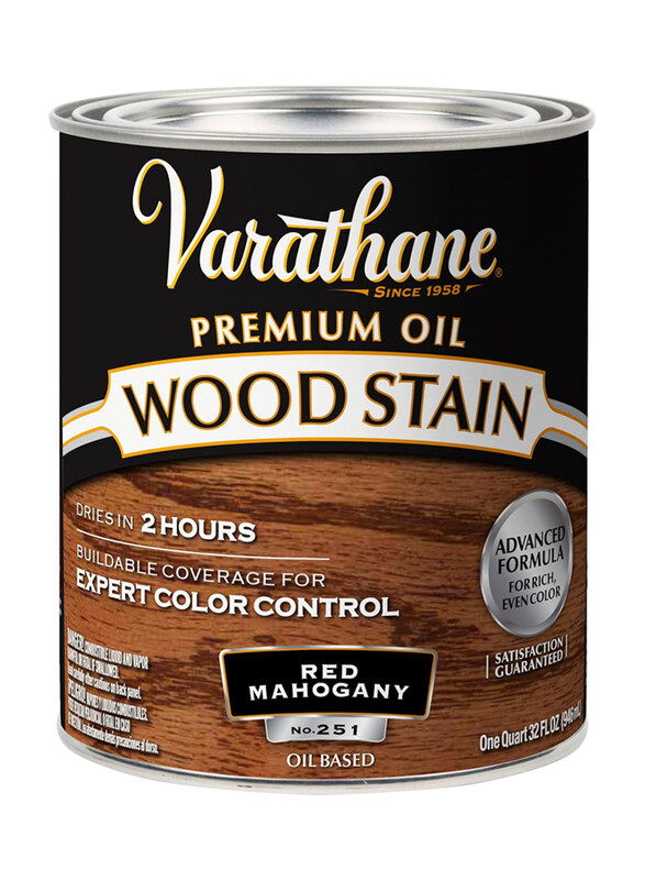 

Rust-Oleum Varathane Premium Wood Stain, 946ml, Red Mahogany