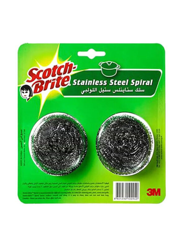 

Scotch Brite Stainless Steel Spiral Set, 2 Pieces