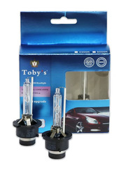 Toby's D4S HID Xenon Bulb, 2 Pieces, Black