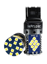 Conpex 2V T20 7443 LED Signal Light Turnal Indicator for Car 48SMD, V61-H1, 2 Pieces, Multicolour