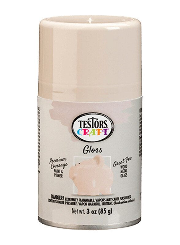 

Testors Craft Gloss Aerosols Paints, 3 Pack, Smokey Beige