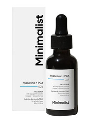 Minimalist Hyaluronic Acid 2% Face Serum for Dry Skin, 30 ml