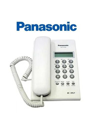Panasonic Analog Proprietary Telephone, KX-T7703, White
