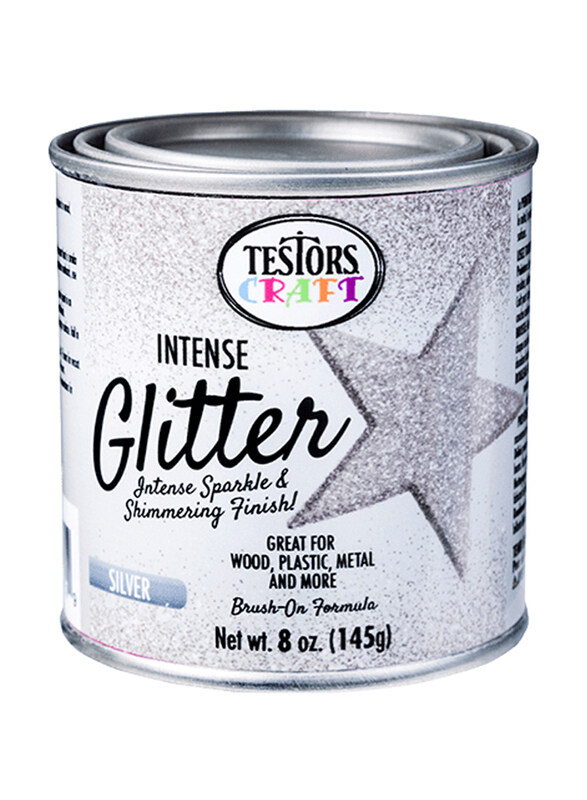 

Testors Craft Intense Glitter, 4 Pack, Silver