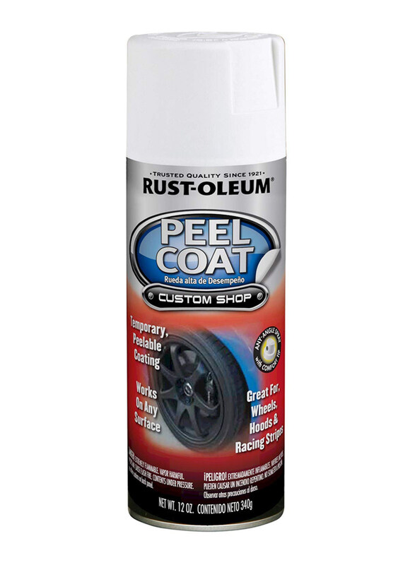 

Rust-Oleum Automotive Peel Coat Paint Spray, 11oz, Matte White