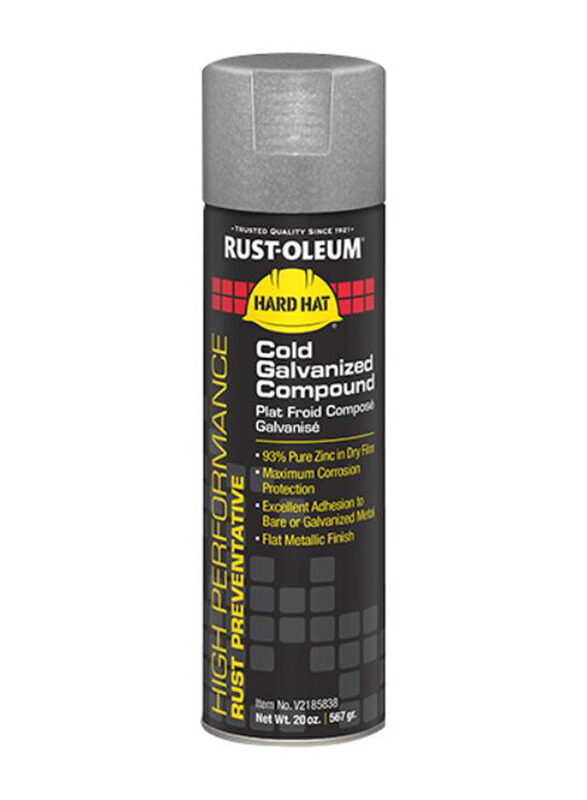 

Rust-oleum High Performance Rust Preventive Galvanizing Compound Spray, 20oz, Grey