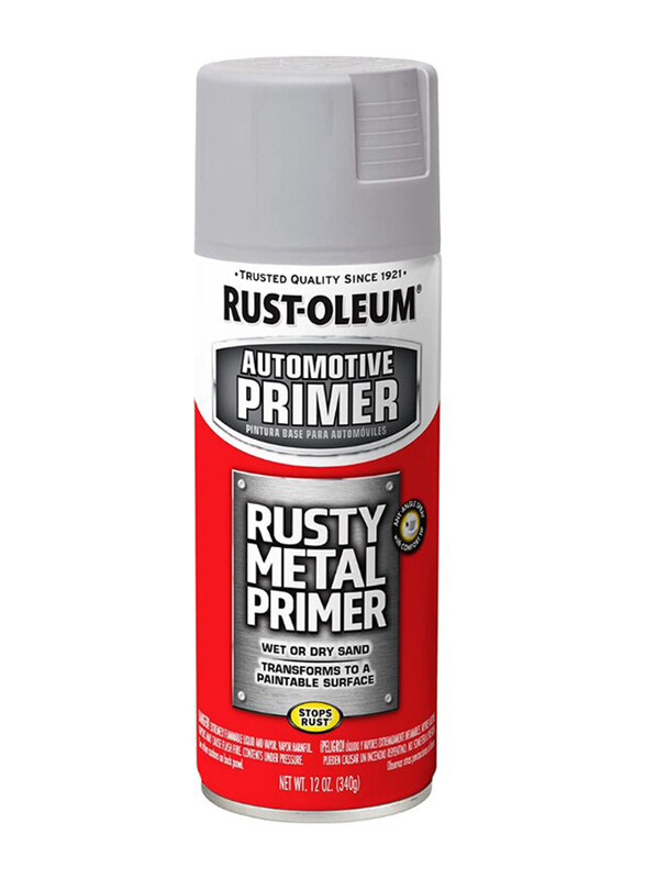 

Rust-Oleum Rusty Metal Primer, 12oz, Light Gray