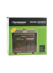 Terminator AC to AC Dual Voltage Converter, Black