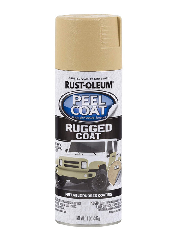 

Rust-Oleum 11oz Auto Peel Coat Semi-Gloss Rugged Coat Spray Paint, 311282, Sand