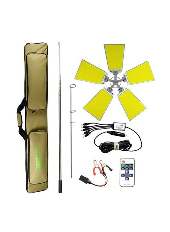 Conpex Multifunction Outdoor LED Fishing Rod Light Set, Multicolour