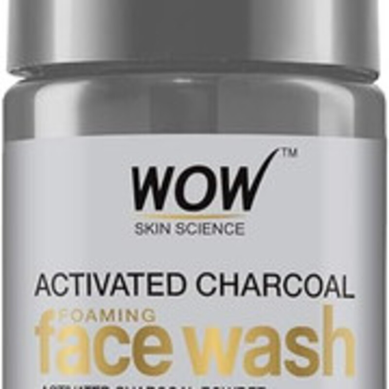 Wow Skin Science Foaming Face Wash with Activated Charcoal Powder & Tea Tree Oil Helps Lift Off Pollutants & Dirt - 100ml