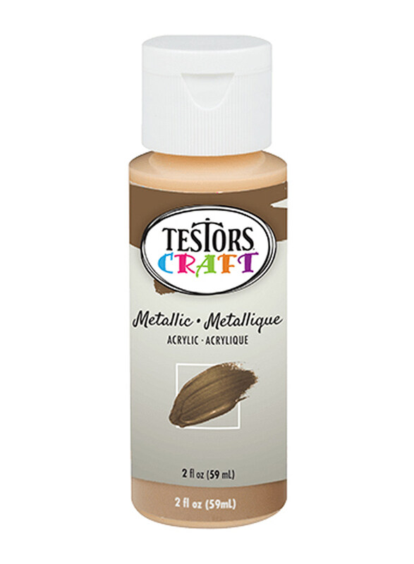 

Testors Craft Acrylic Paint, 6 Pack, Gold Metallic