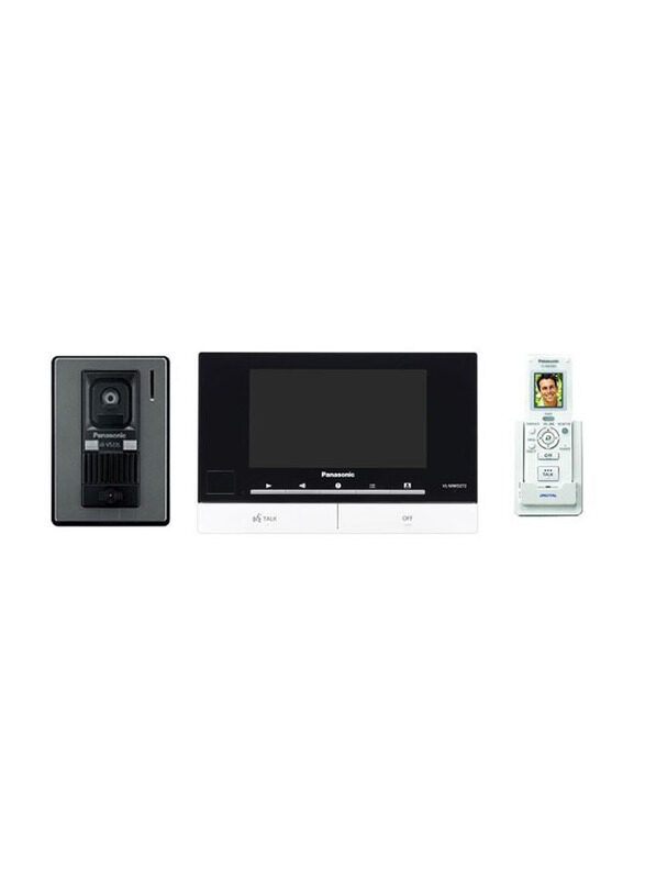 

Panasonic Intercom Door Monitor Camera with Wireless Handset, VL-SWD272, Black
