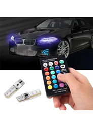 Outad LED Shining Car Light With Remote Control, Black