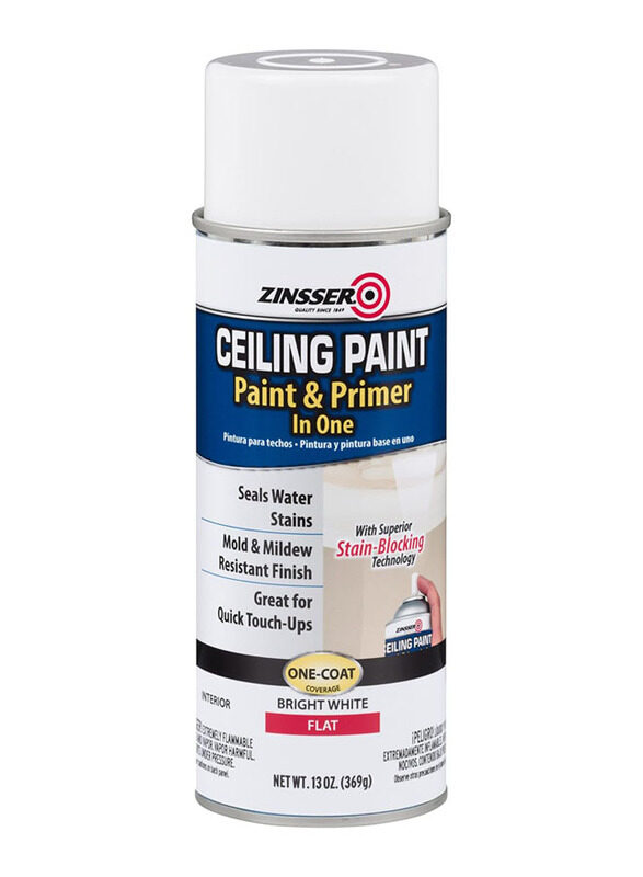 

Zinsser Ceiling Acrylic Paint & Primer in One, 369ml, White