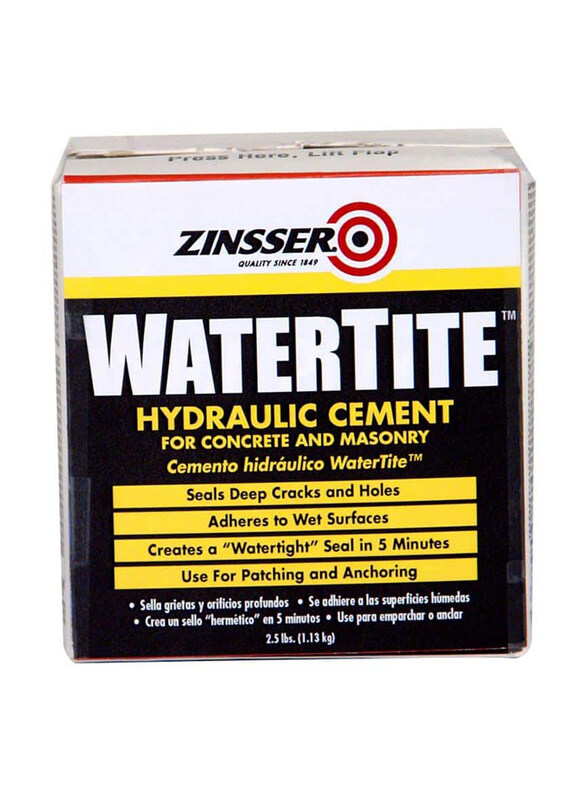 

Zinsser 2.5Lb Watertight Hydraulic Cement, White