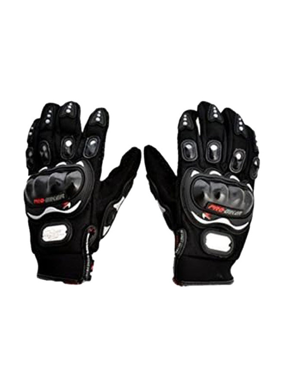 

Probiker Full Racing Motorcycle Gloves, Medium, PROBK03, Black