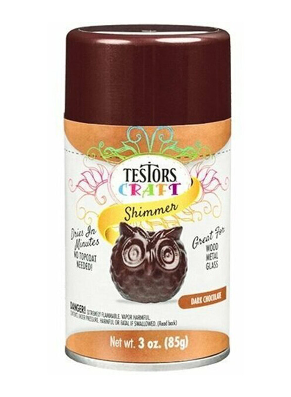 

Testors Craft Shimmer Aerosols Paints, 3 Pack, Dark Chocolate