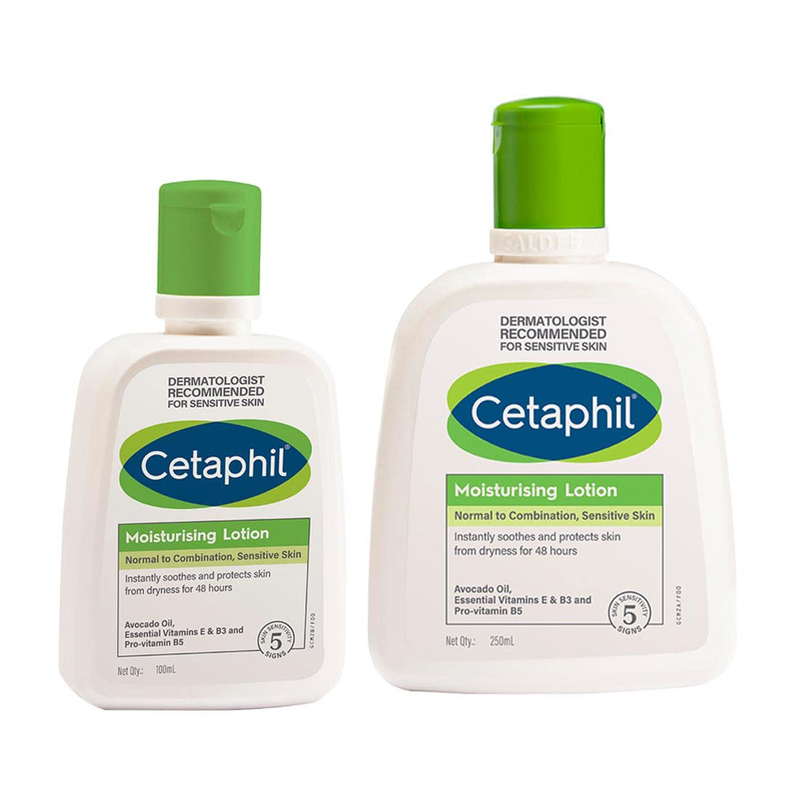 Cetaphil Moisturizing Lotion Set, 2 Pieces, 250 + 100ml