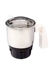 Preethi Stainless Steel Mixer Chutney Jar, 0.4 Litter, Silver/Black