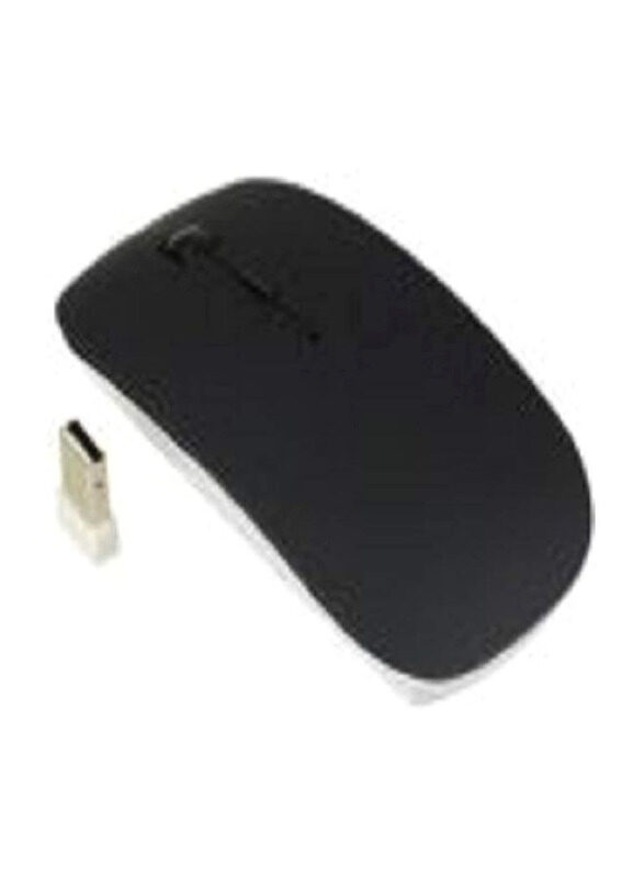 

Generic Wireless Optical Slim Mouse for Pc Computer & Laptop, Black