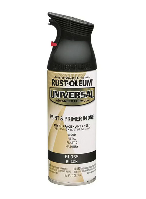 

Rust-oleum Universal Gloss Spray Paint, 12Oz, Satin Black