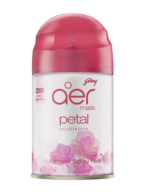 

Godrej Aer Matic Petal Crush Pink Automatic Air Freshener Refill, 225ml