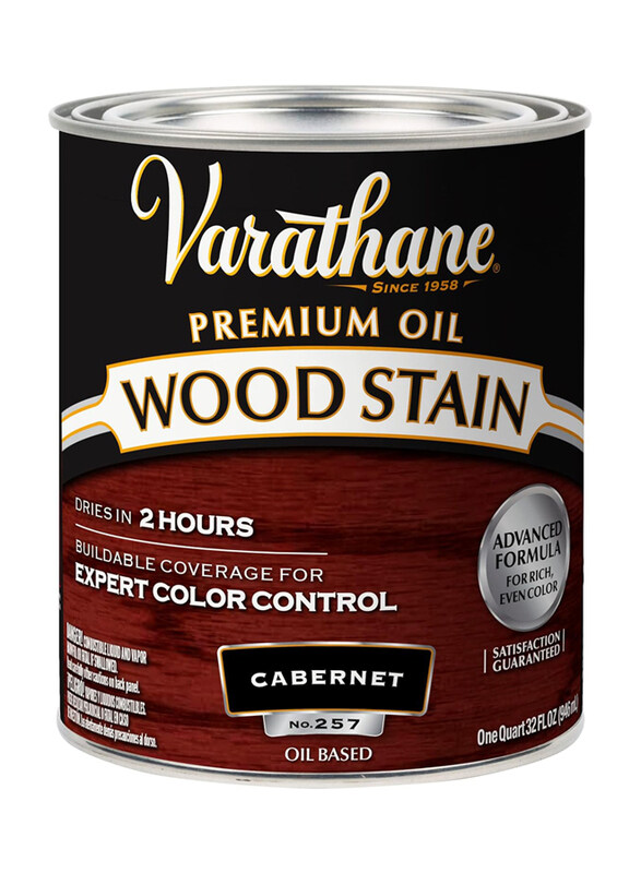 

Rust-Oleum Varathane Premium Wood Stain, 946ml, Cabernet