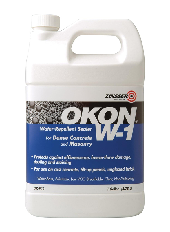 

Rust-oleum Okon W-1 Water Repellent Sealer, 1 Gallon, 6 Pieces, Clear