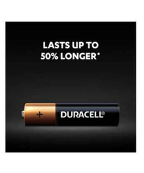 Duracell AAA Alkaline Batteries, 4 Pieces, Multicolour