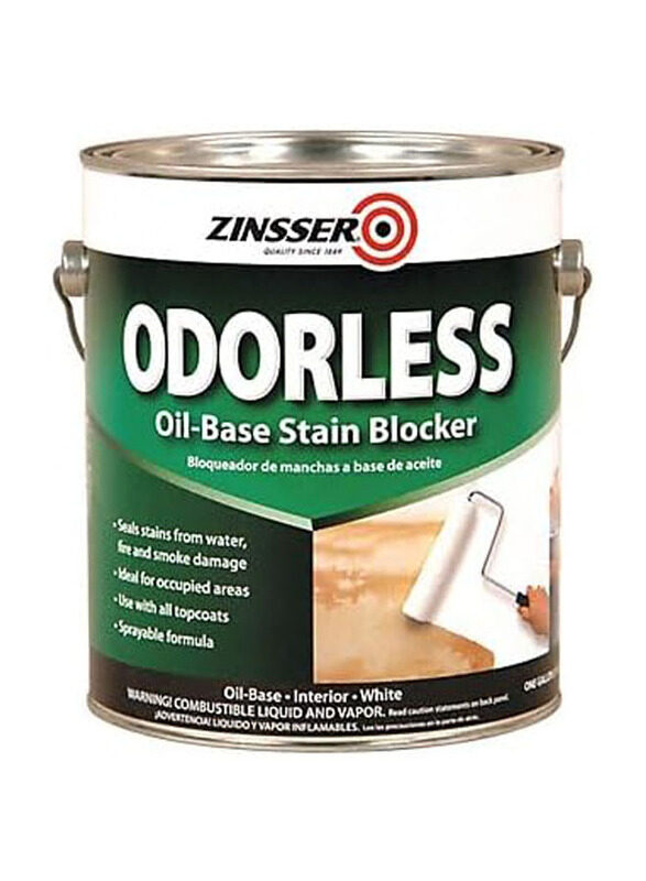 

Zinsser Odorless Oil-Base Stain Blocker Primer, 1-Piece, White