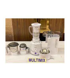 Sujata Multimix 3 Jars Mixer Grinder, with Juicer & Coconut Milk Extractor Attachment Set, 900W, White
