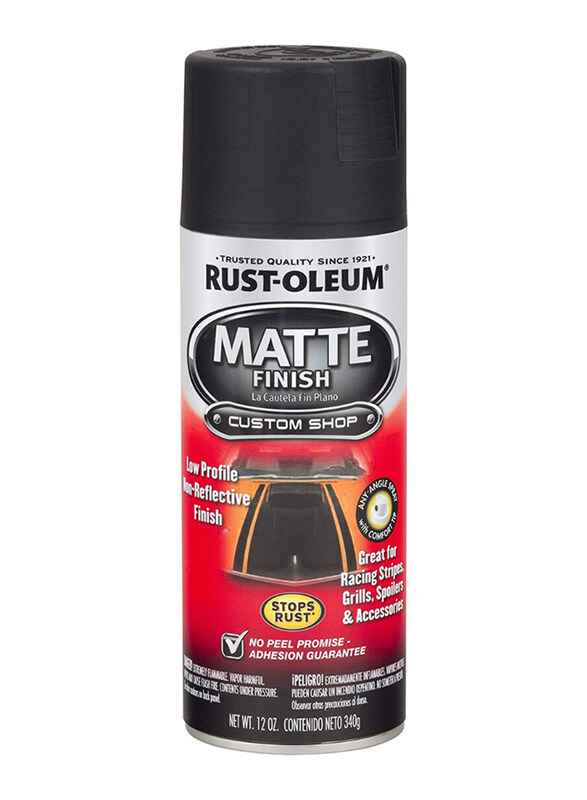 

Rust-Oleum Automotive Paint, 12oz, Matte Black